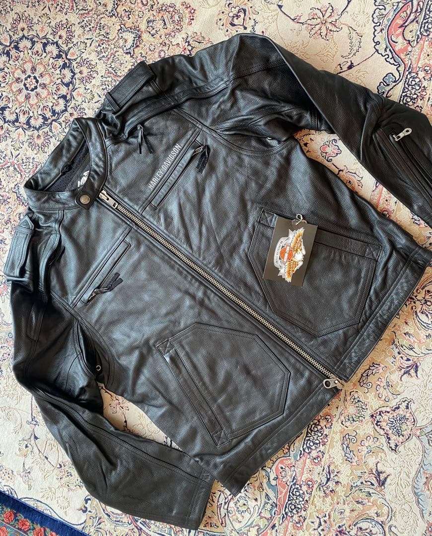 新品未使用HARLEY-DAVIDSONレザージャケット 現品限り新年お年玉特価