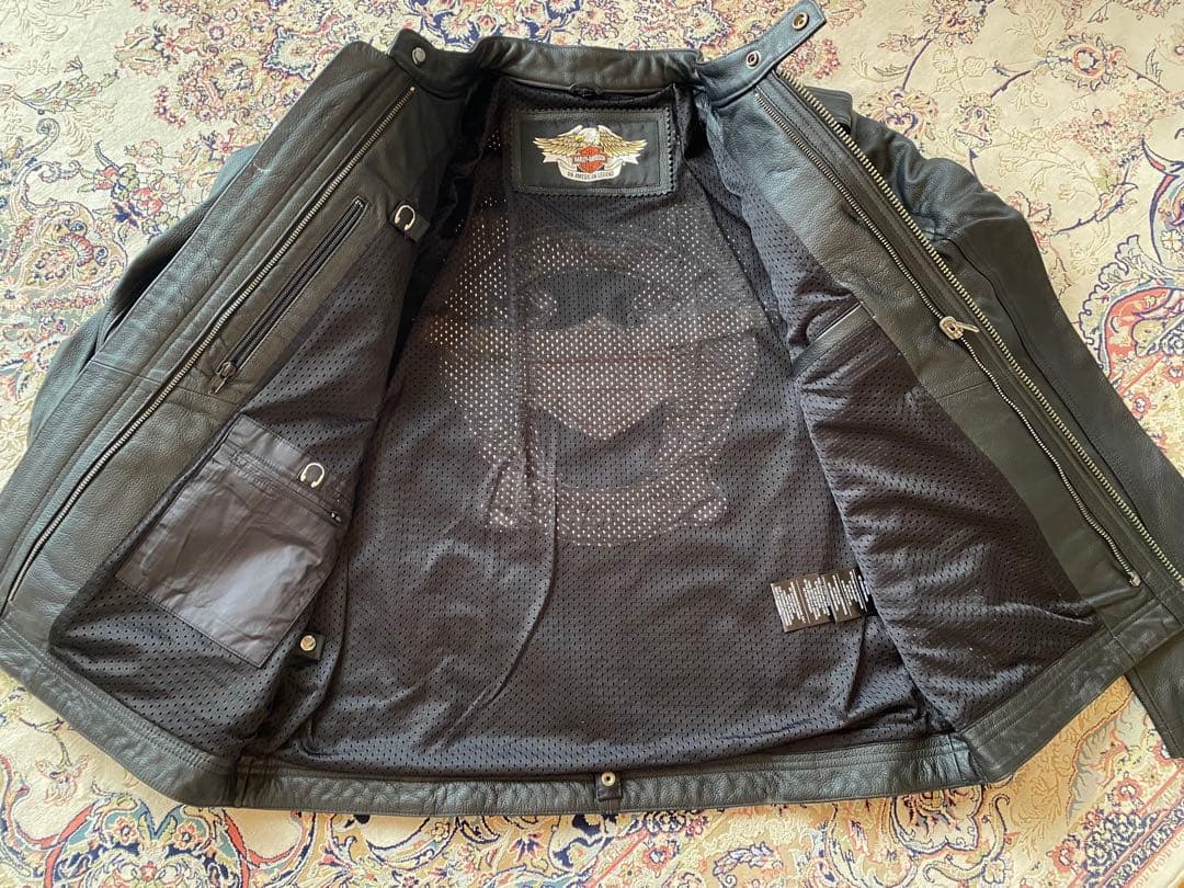 新品未使用HARLEY-DAVIDSONレザージャケット 現品限り新年お年玉特価