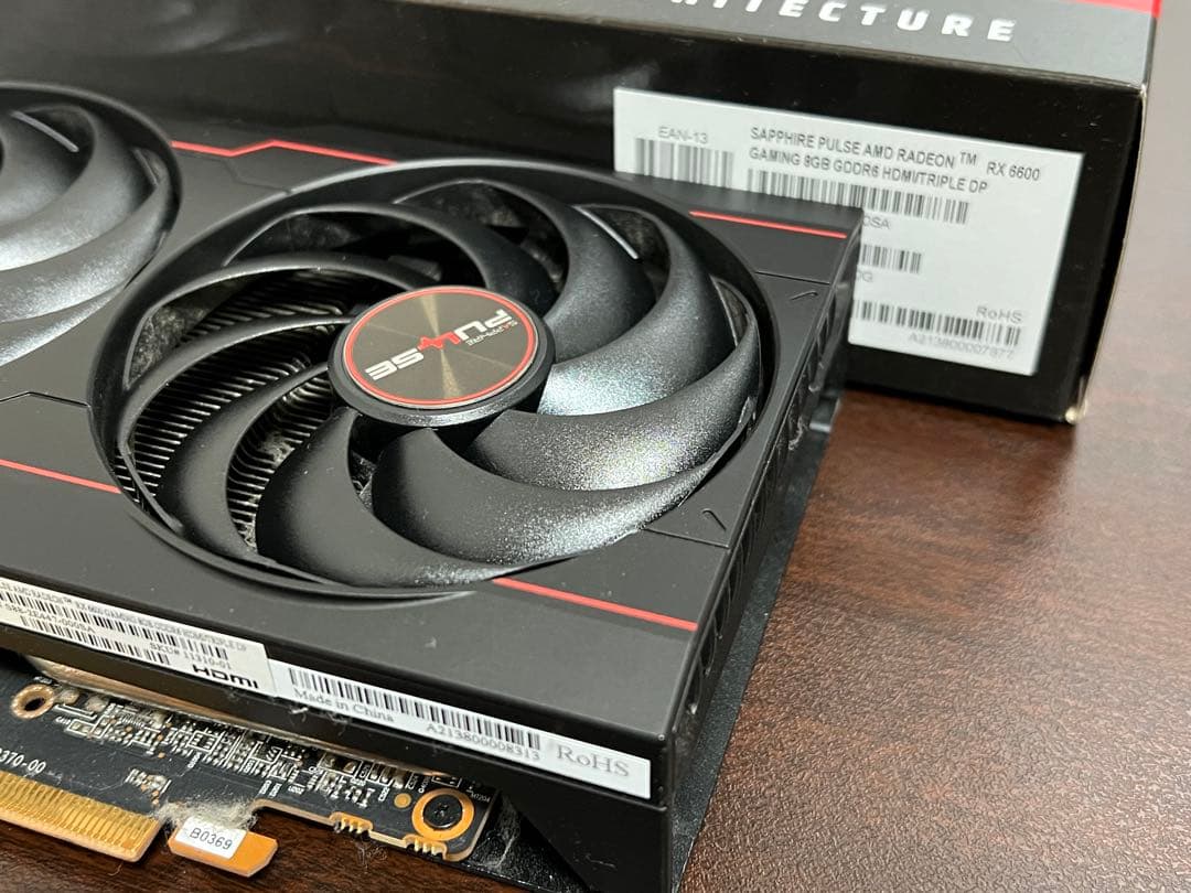 【送料無料】SAPPHIRE RADEON RX6600 8GB　AMD