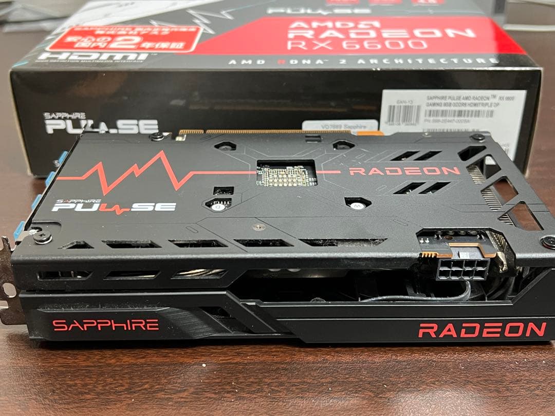 【送料無料】SAPPHIRE RADEON RX6600 8GB　AMD