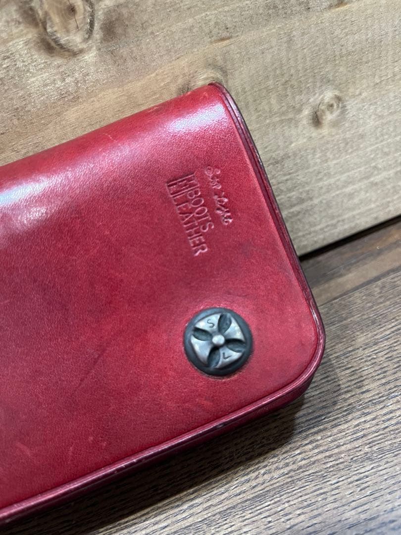 ストップライト　stop light ロングウォレット　赤　レッド