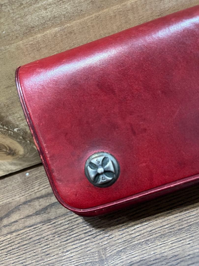 ストップライト　stop light ロングウォレット　赤　レッド