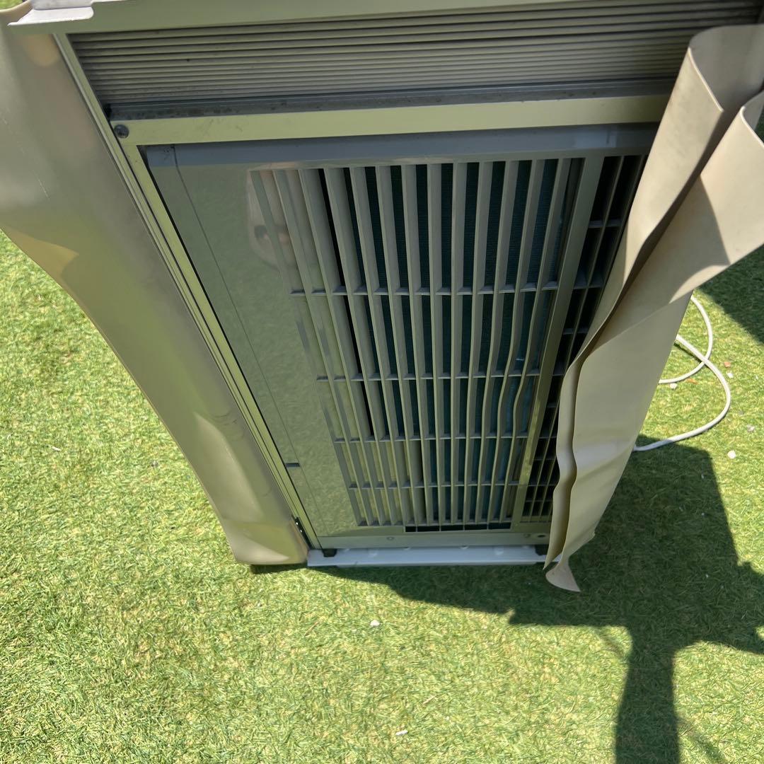 【横浜・川崎】Haier ルームエアコン ウィンドウエアコン JA-18M 窓枠