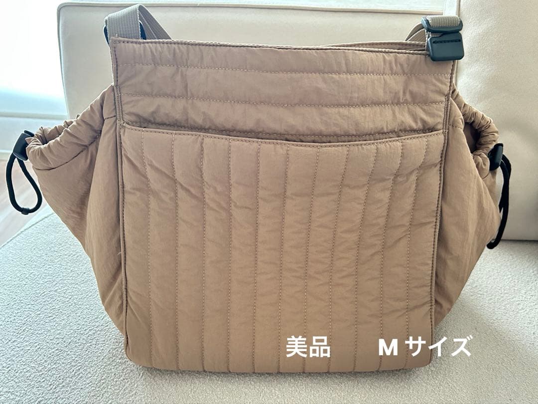 【美品】SOLPRESA マザーズバック M グレイッシュベージュ　※最終値下げ