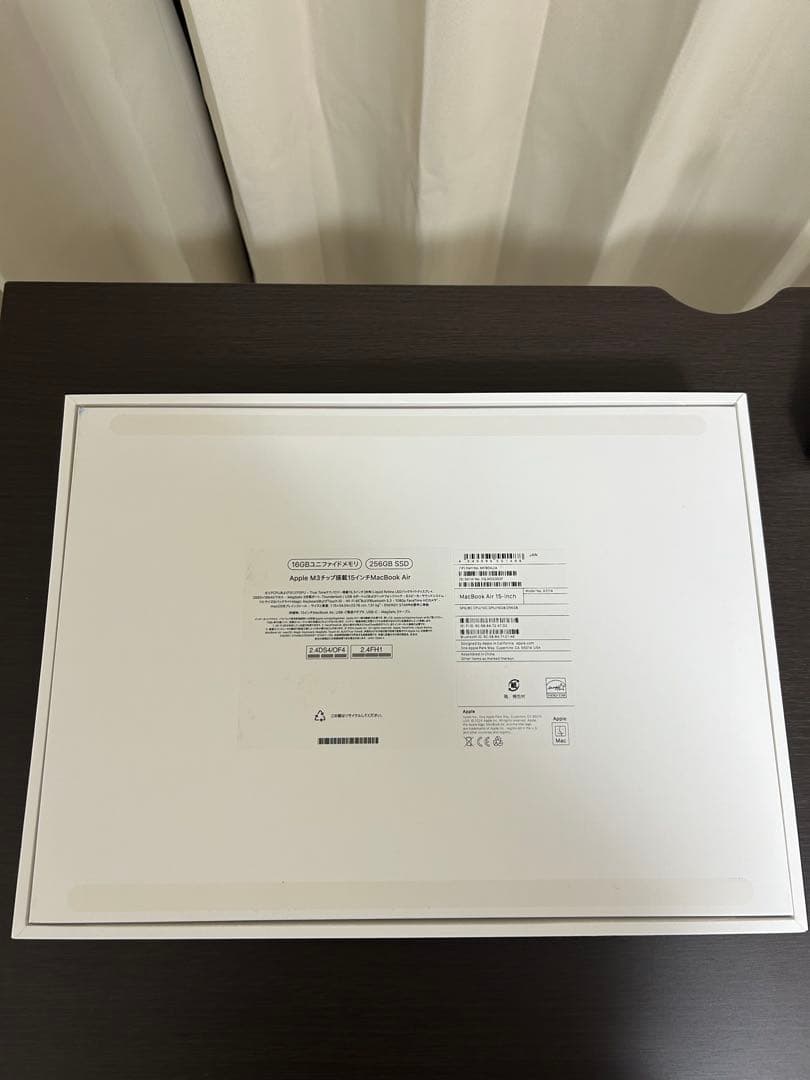 MacBook Air M3（15インチ）