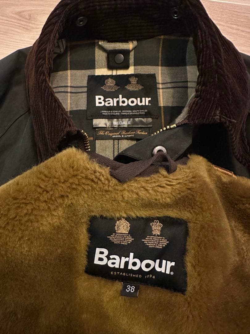 バブアー ビデイル セージ ライナーセット