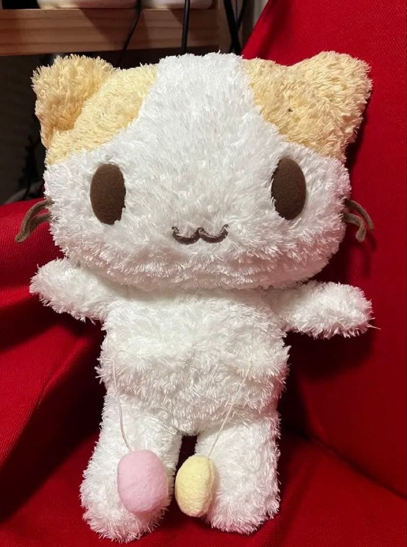 【最終値下】サンリオ マシュマロみたいなふわふわにゃんこ ぬいぐるみ 可動式