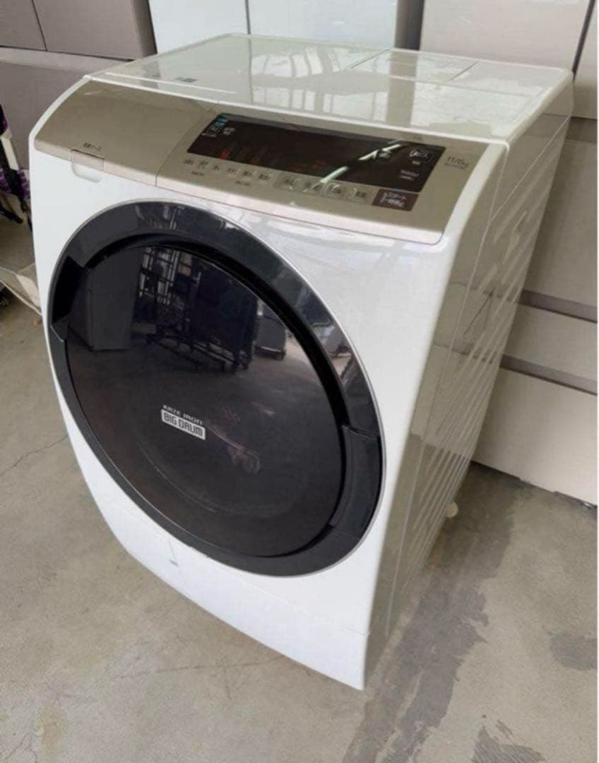 2019年式 11kg 6kg HITACHIドラム式洗濯機BD-SV110ER