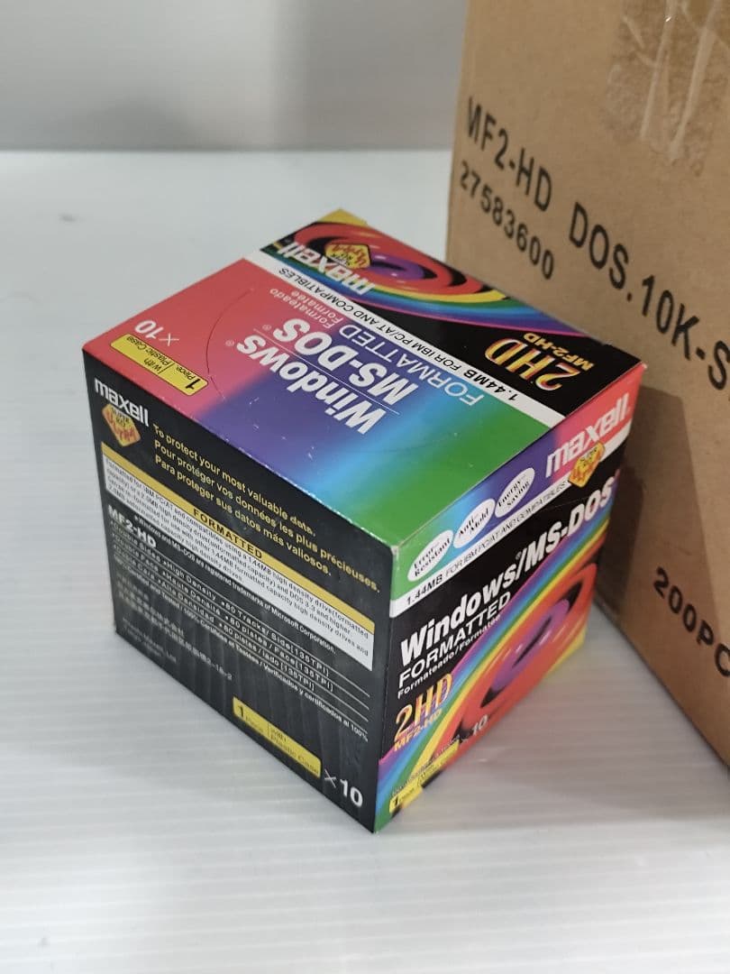 maxell MF2-HD フロッピーディスク 10枚×20箱セット