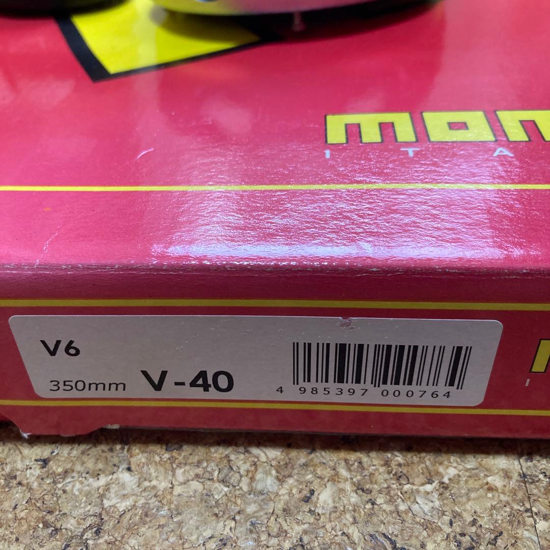 MOMO ステアリング 黒 3本スポーク