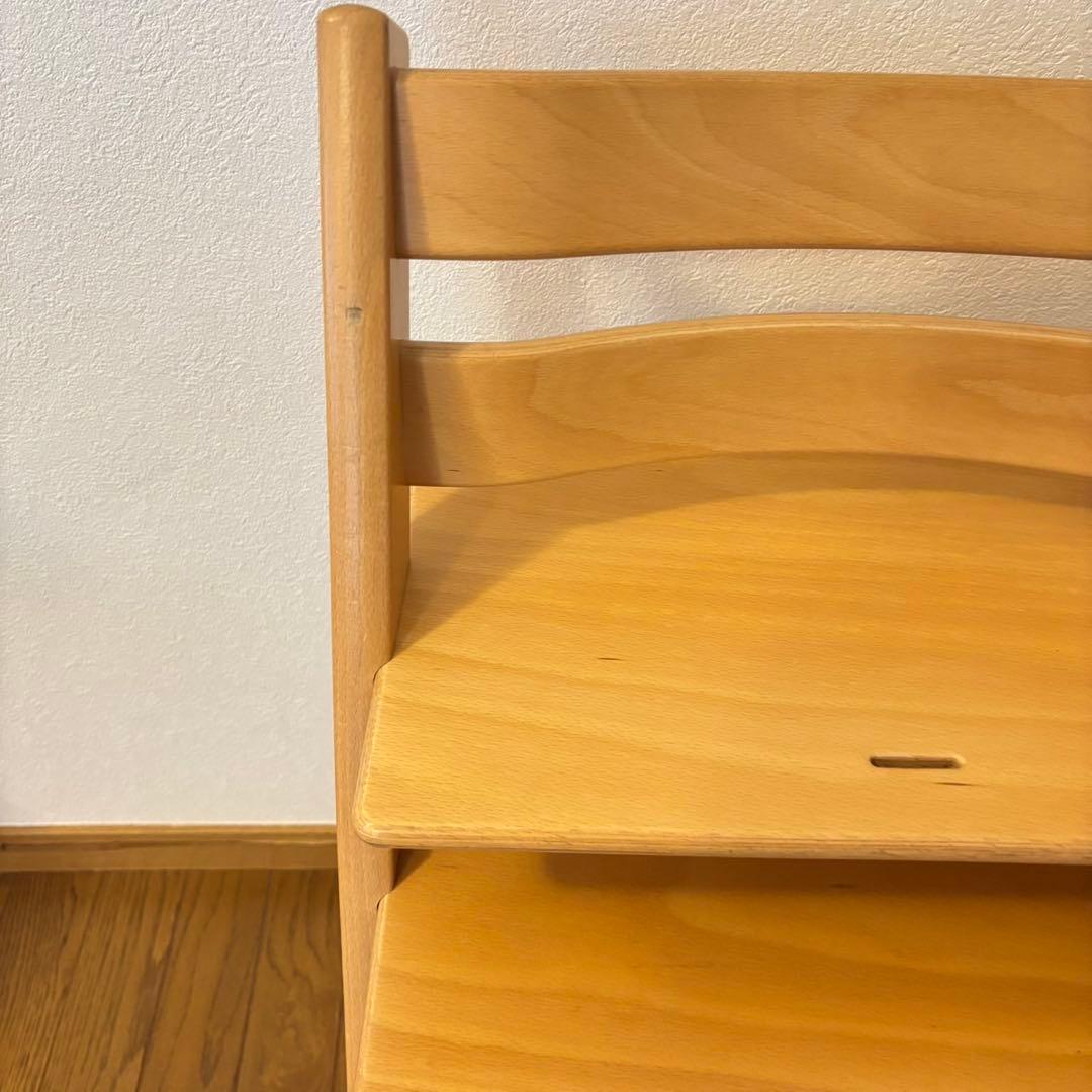 ストッケ　トリップ トラップ　ベビーチェア+ベビーセット　ナチュラル　S/N.4