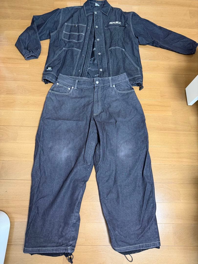 ああ　republic デニム　セットアップ