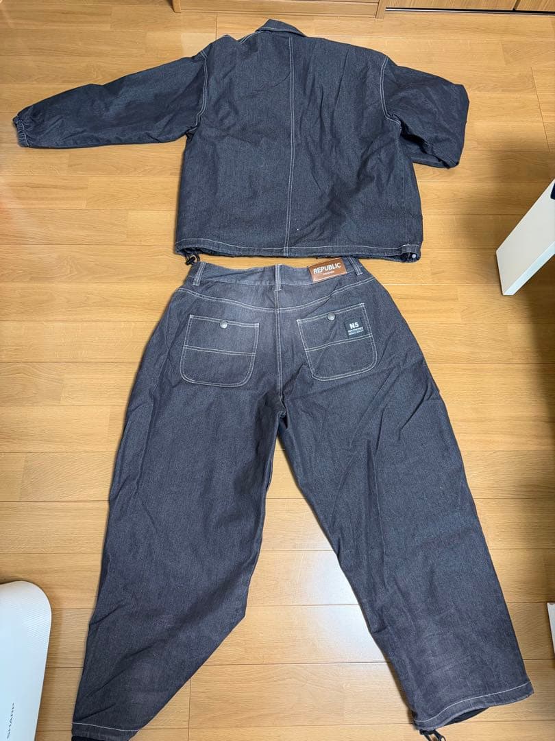 ああ　republic デニム　セットアップ