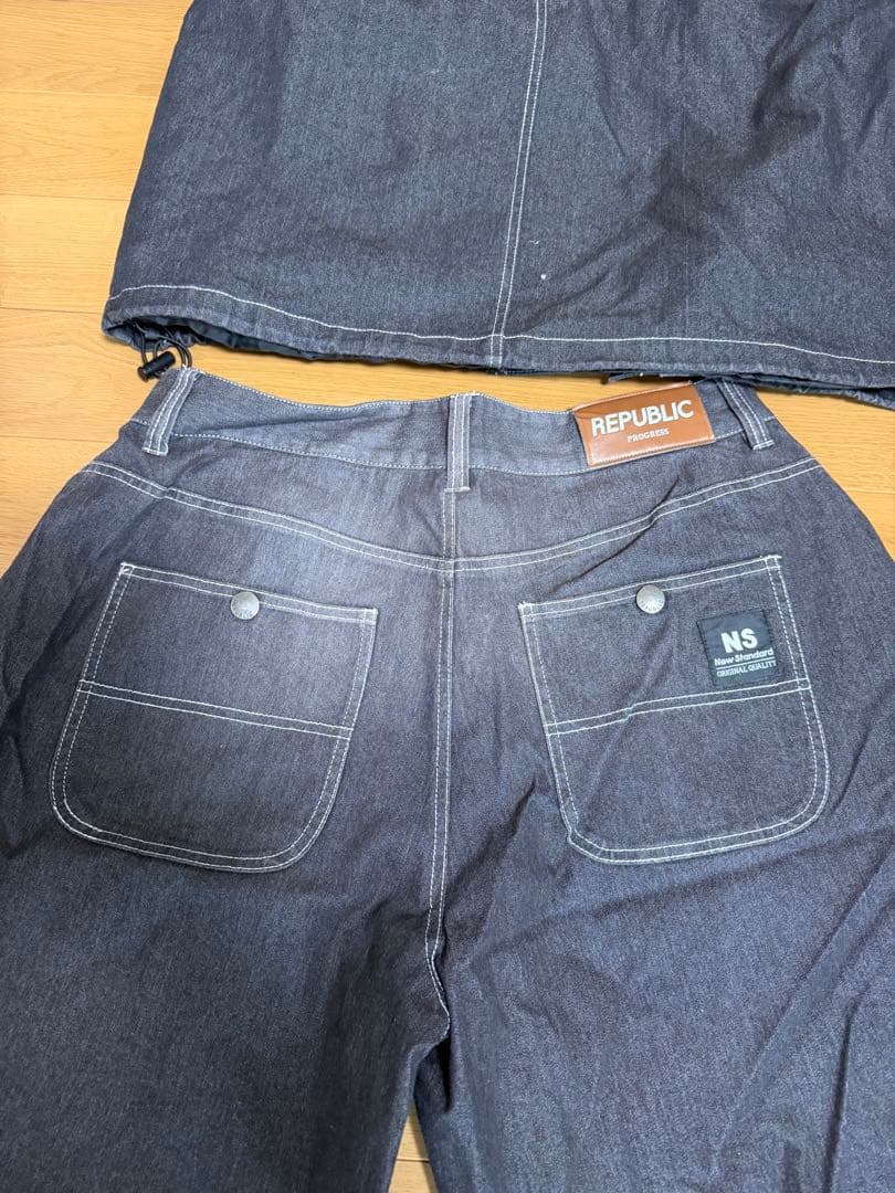 ああ　republic デニム　セットアップ