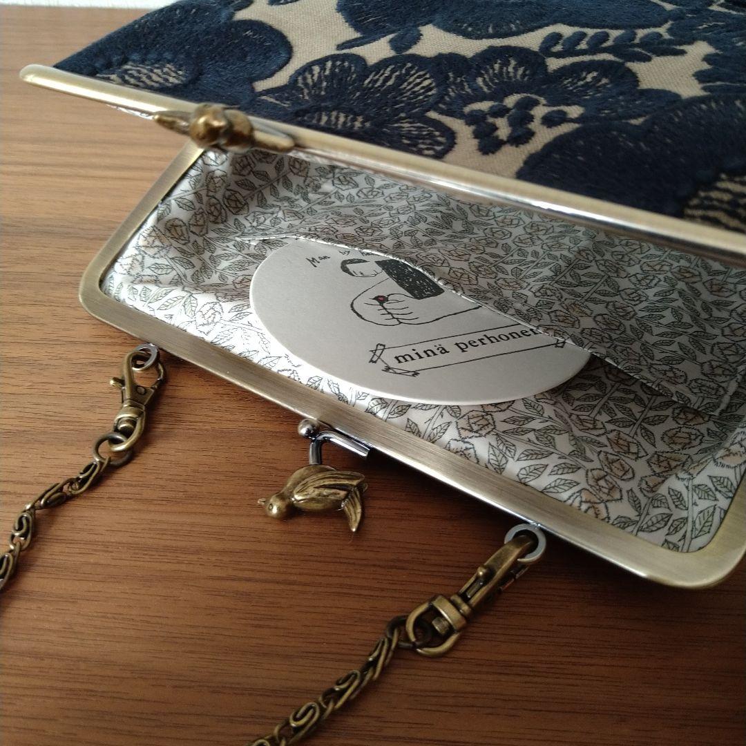 【専用です】小鳥の口金 がま口セレモニーバッグ ☆ ミナペルホネン ハンドメイド