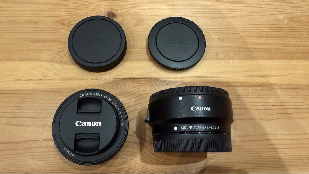 Canon EF 50mm f/1.8 STM+マウントアダプター