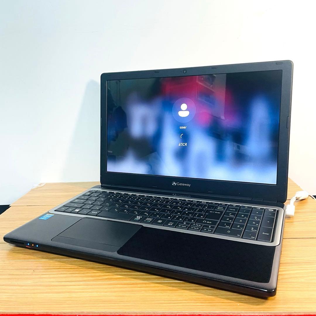 設定済みi7ピアノブラックノートPC カメラWindows11オフィスDVD