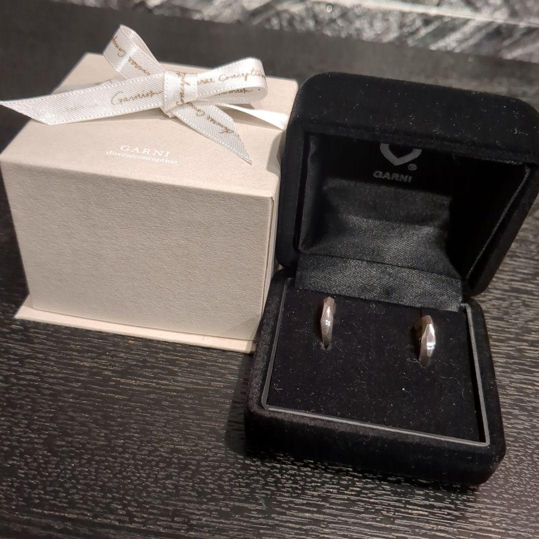 定価22000円【美品】GARNI クロッケリー 両耳ピアス フープ sv925