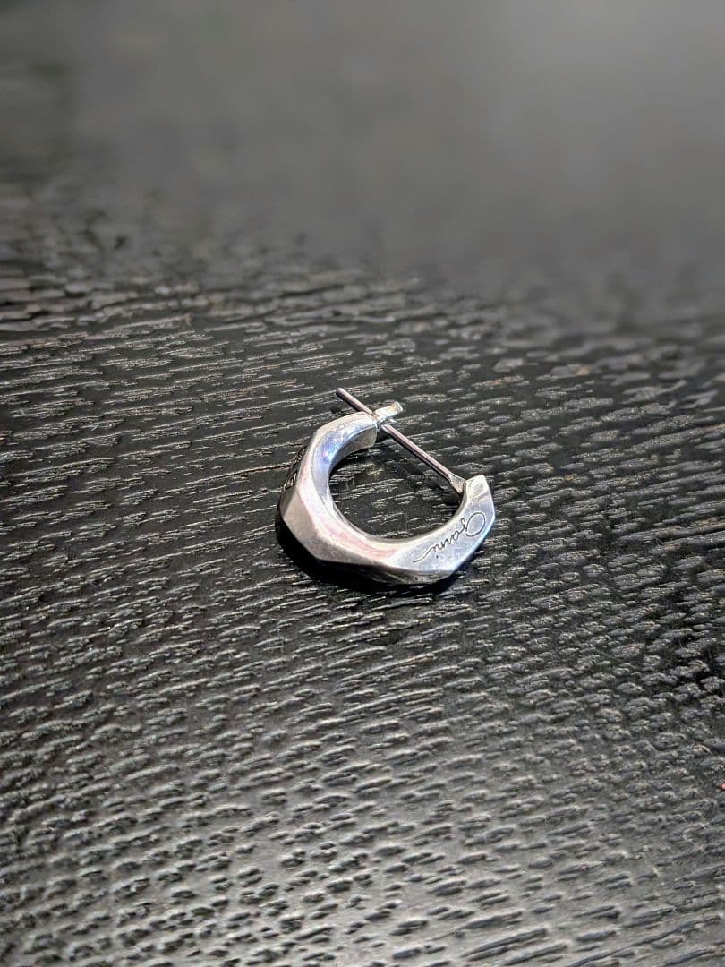 定価22000円【美品】GARNI クロッケリー 両耳ピアス フープ sv925