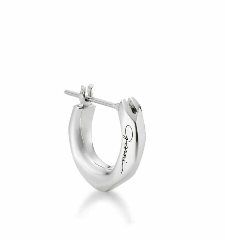 定価22000円【美品】GARNI クロッケリー 両耳ピアス フープ sv925