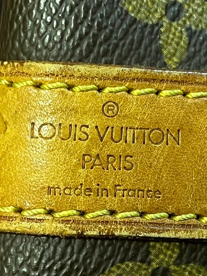 Louis Vuitton ボストンバッグ ダークブラウン/イエロー