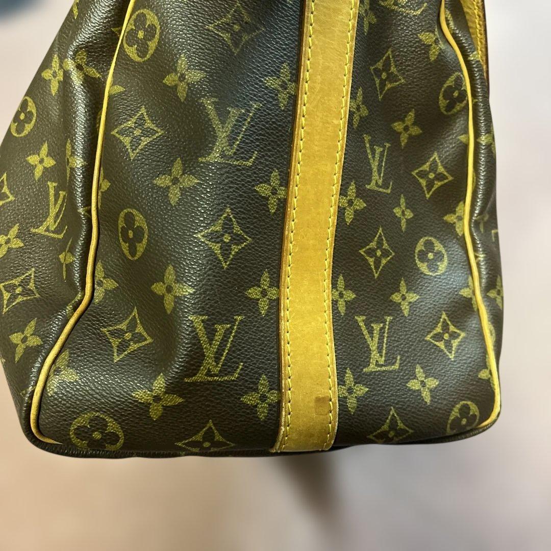 Louis Vuitton ボストンバッグ ダークブラウン/イエロー