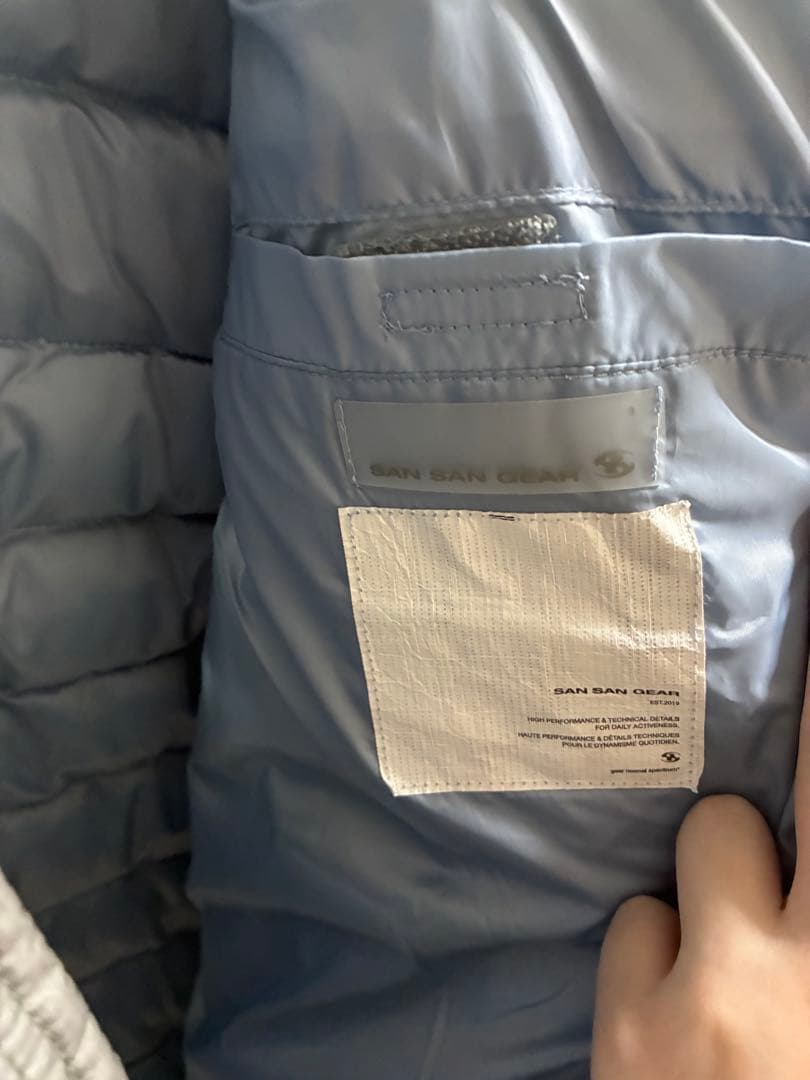ジャケット・アウター Sansan Gear Suffix PufferJacket Grey25FW