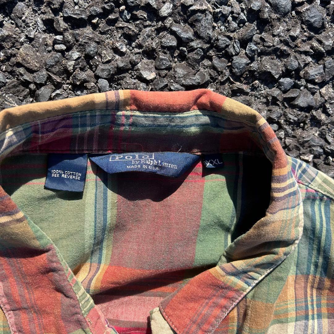 90s Polo Ralph Lauren チェック スウィングトップUSA製