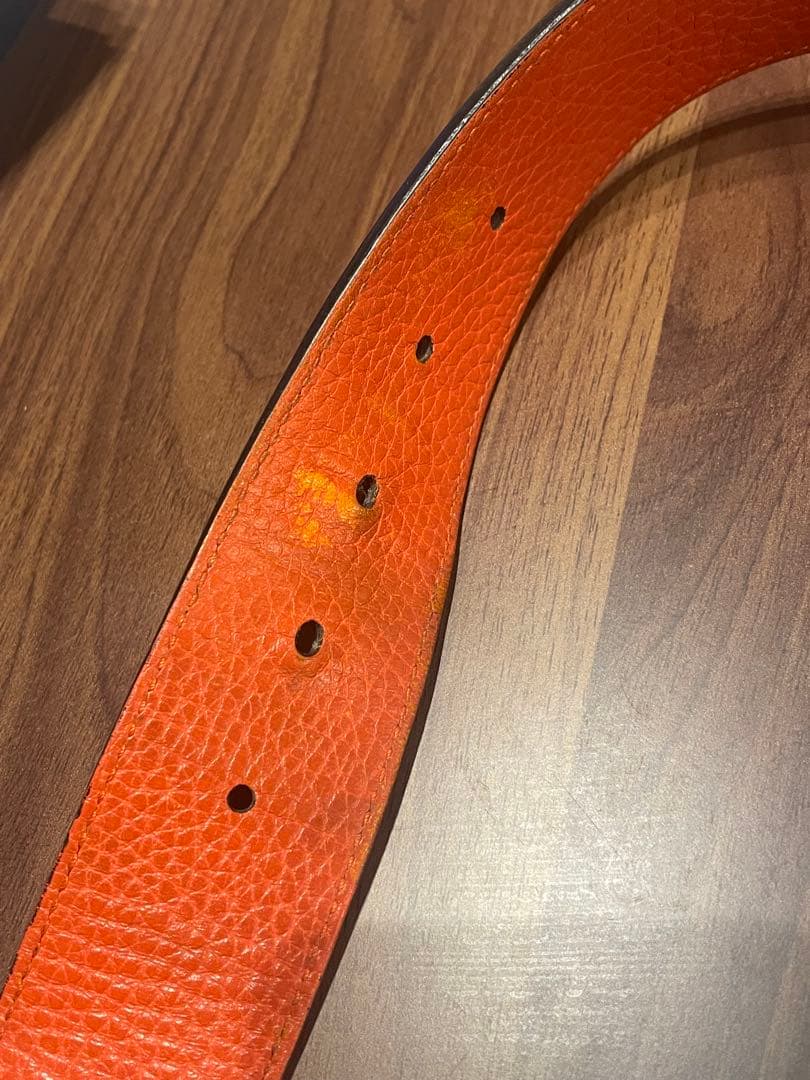 GUCCI グッチ リバーシブルベルト インターロッキングG 450000