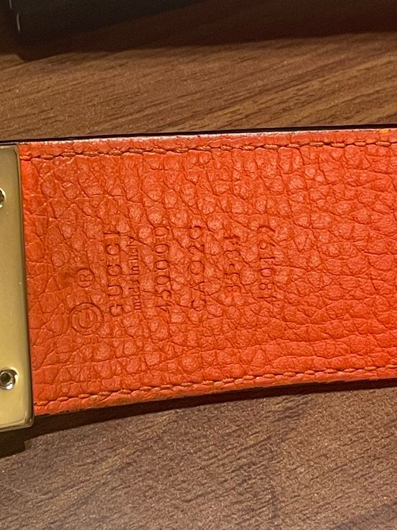GUCCI グッチ リバーシブルベルト インターロッキングG 450000