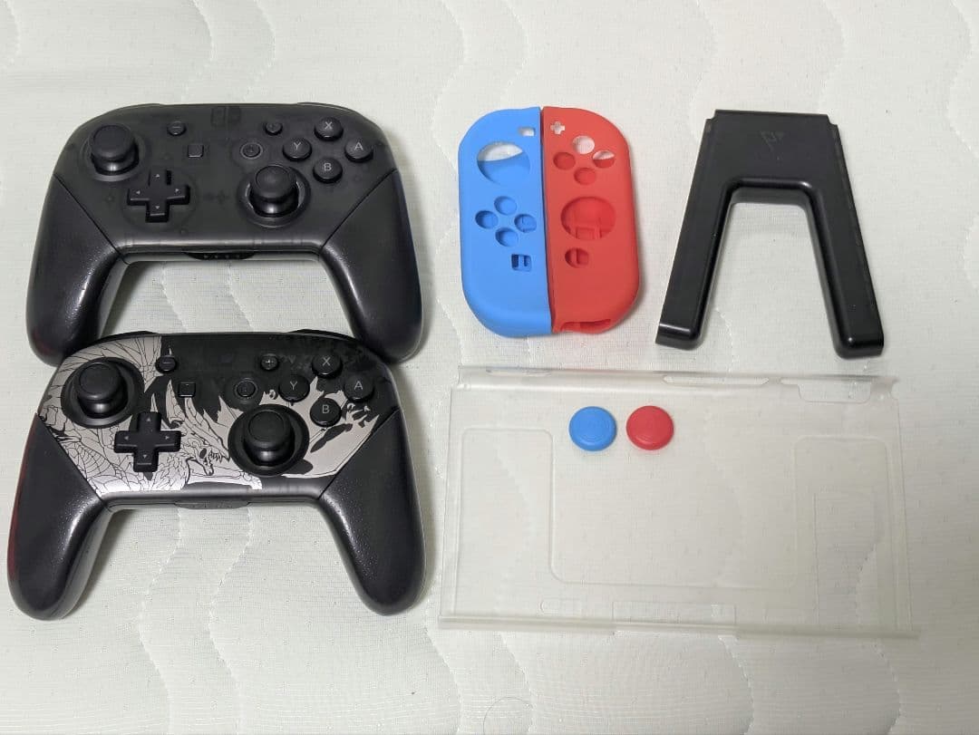 【即遊べるセット】Switch本体＋純正プロコン2個＋有線LAN＋α