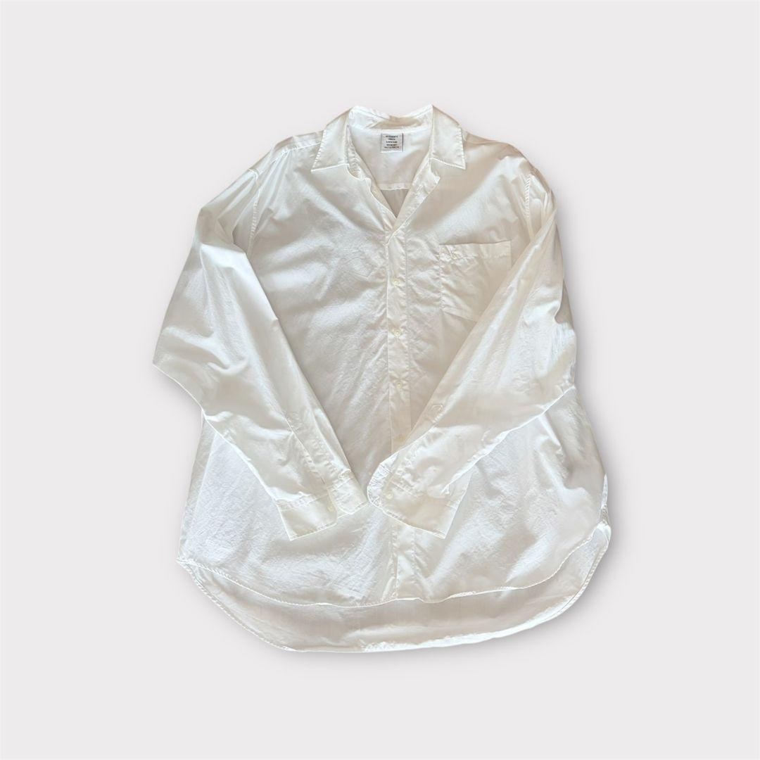 トップス VETEMENTS 21AW Back Logo Shirt White