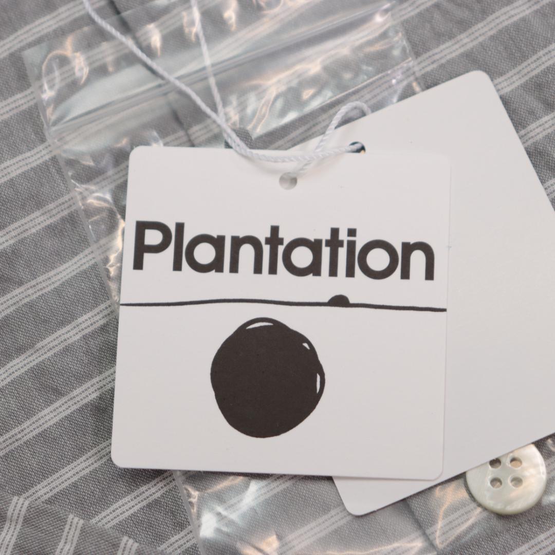タグ付き未使用✨Plantation✨シャーリングボーダー　シャツ　ブラウス