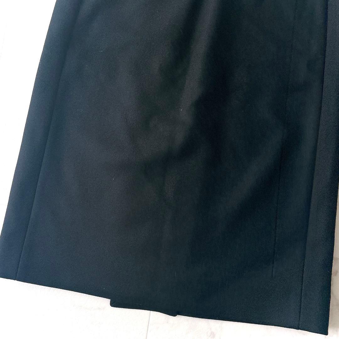 美品 ザリラクス グルカラップスカート 38 M ウール100% 金ボタン