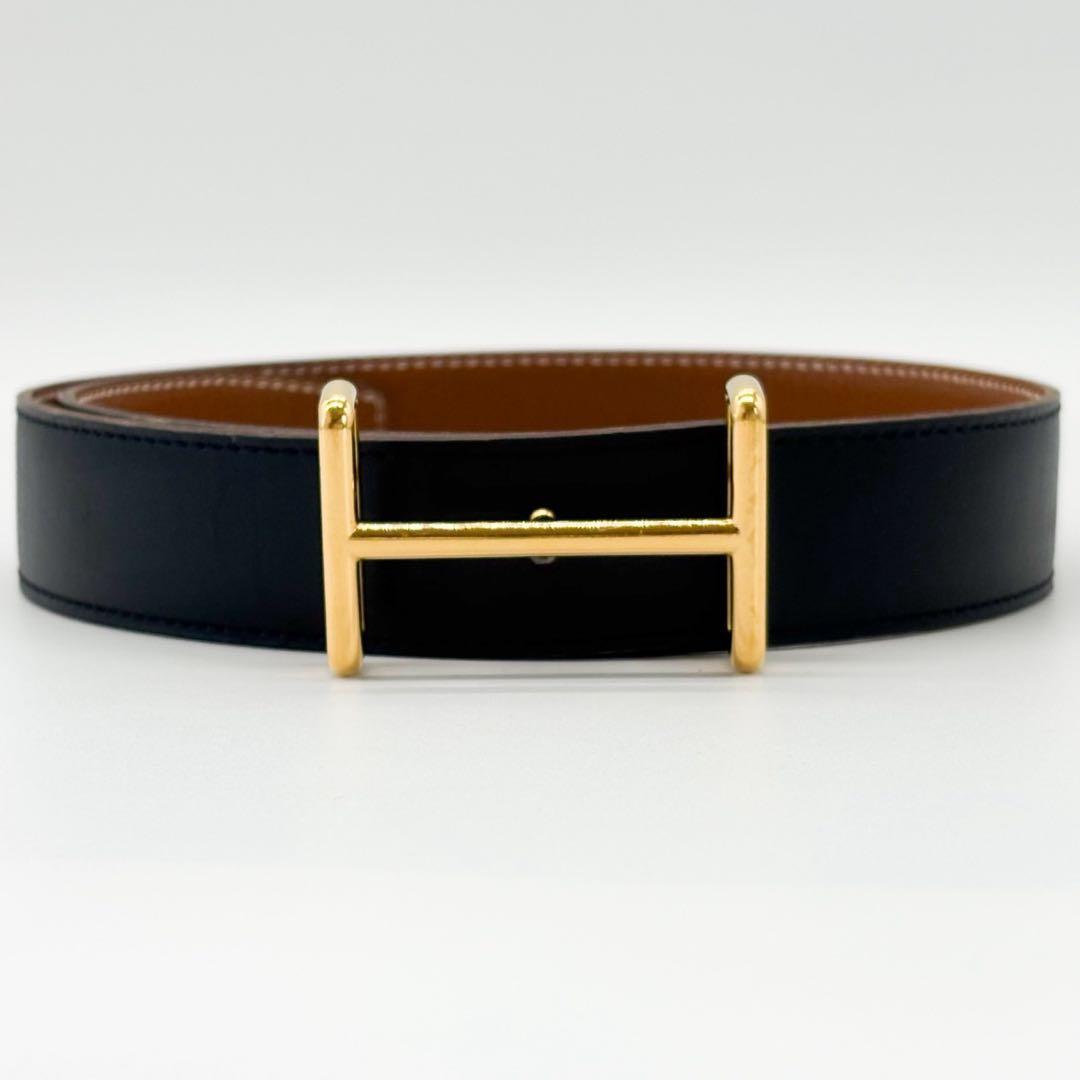 ♡美品♡ エルメス H金具✖️ボックスカーフ レザーベルト