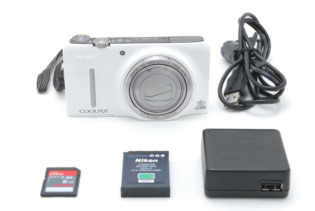 Nikon COOLPIX s9400 white 18倍ズーム デジタルカメラ