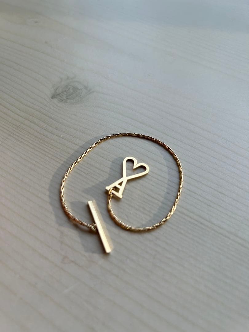 AMI DE COEUR チェーンブレスレット ゴールドブレスレット