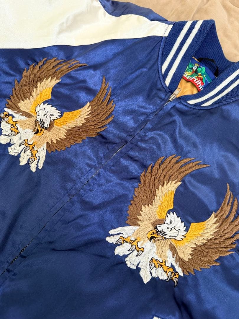 日本製 Hoshihime 大鷲 ワシ 日本限定スカジャン vintageサテン