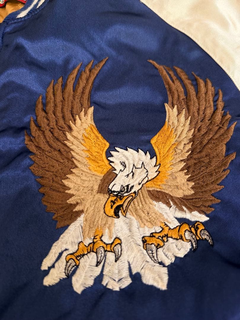 日本製 Hoshihime 大鷲 ワシ 日本限定スカジャン vintageサテン