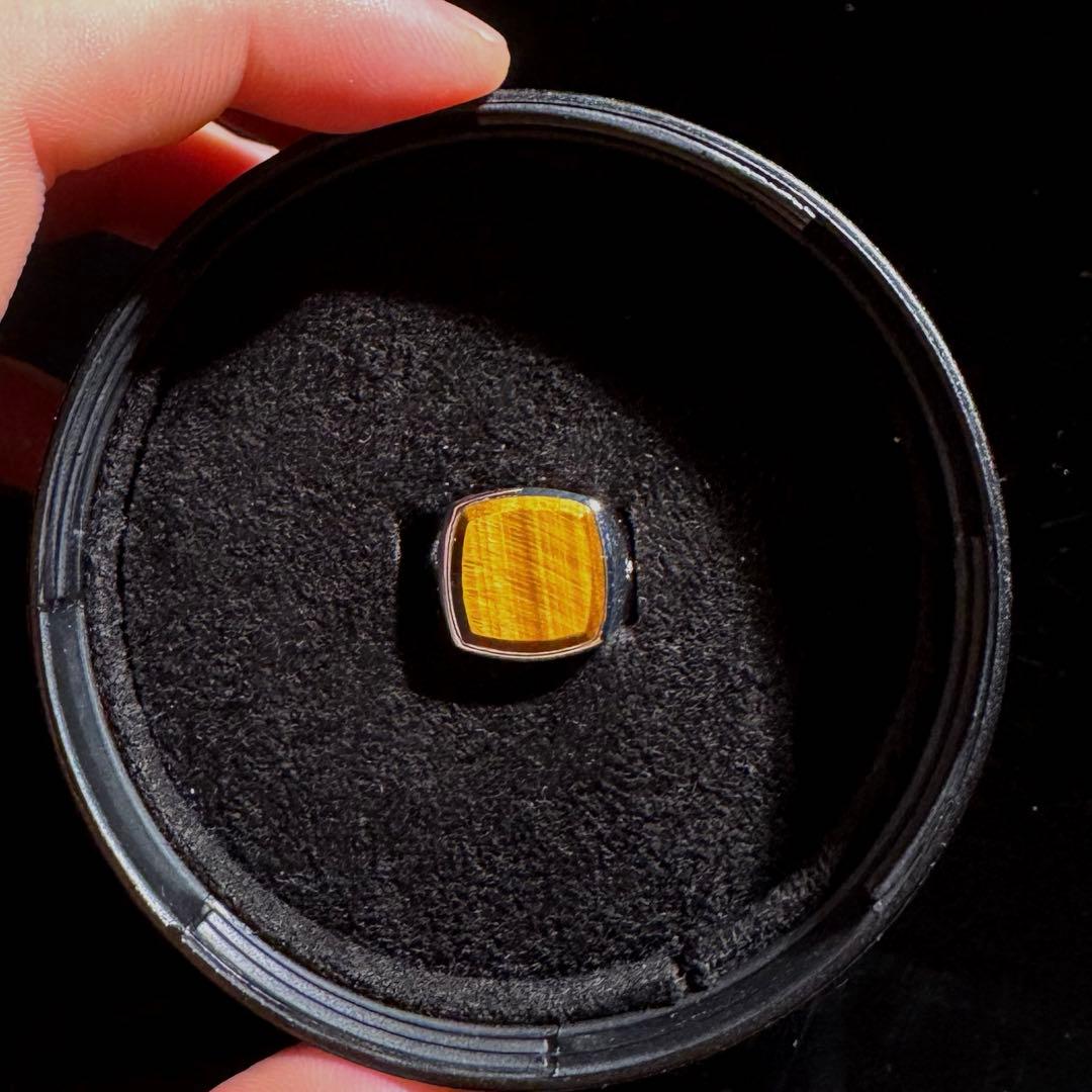 TOMWOOD Cushion Tiger Eye 10号　silver925