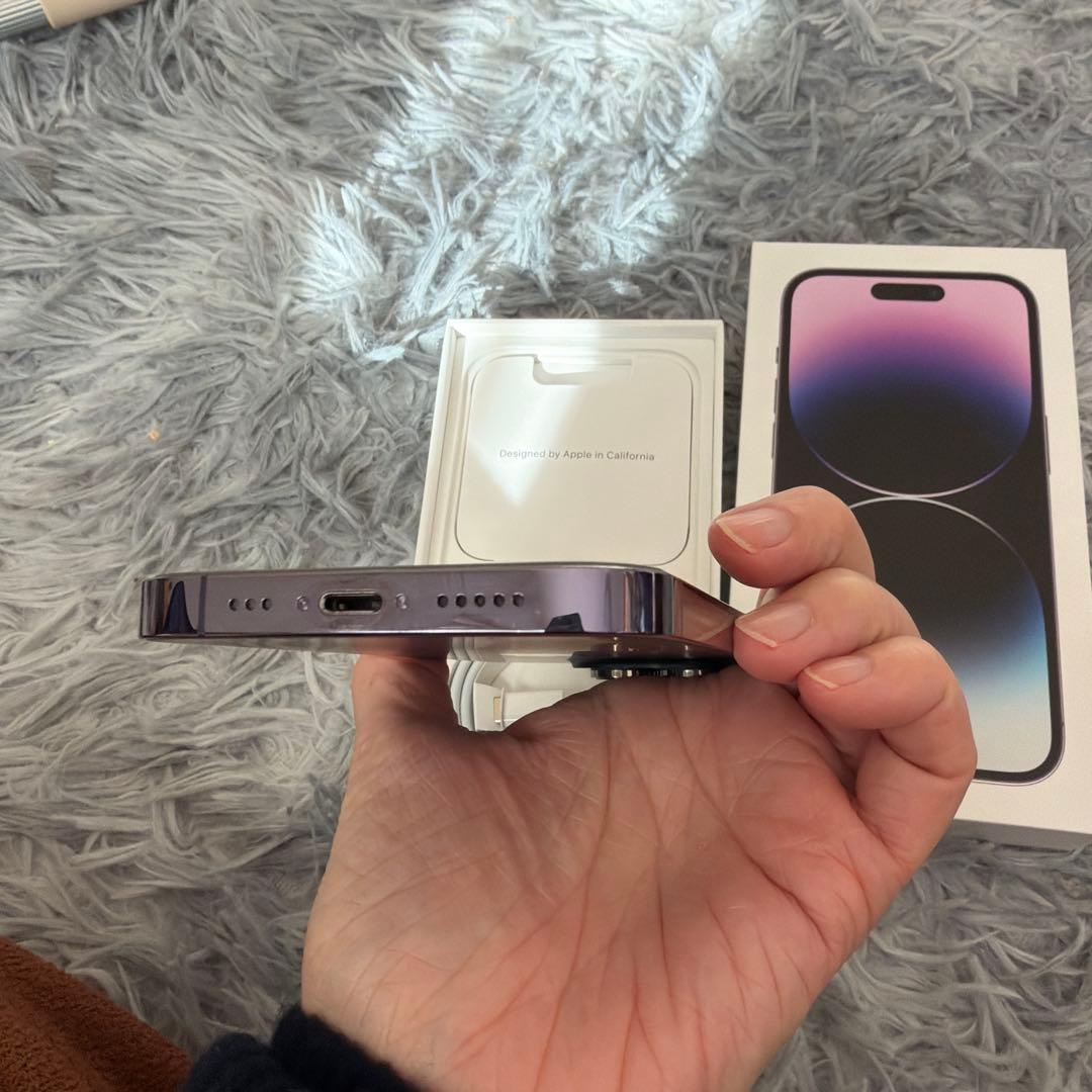 Apple iPhone 14Pro 256g ディープパープル 本体