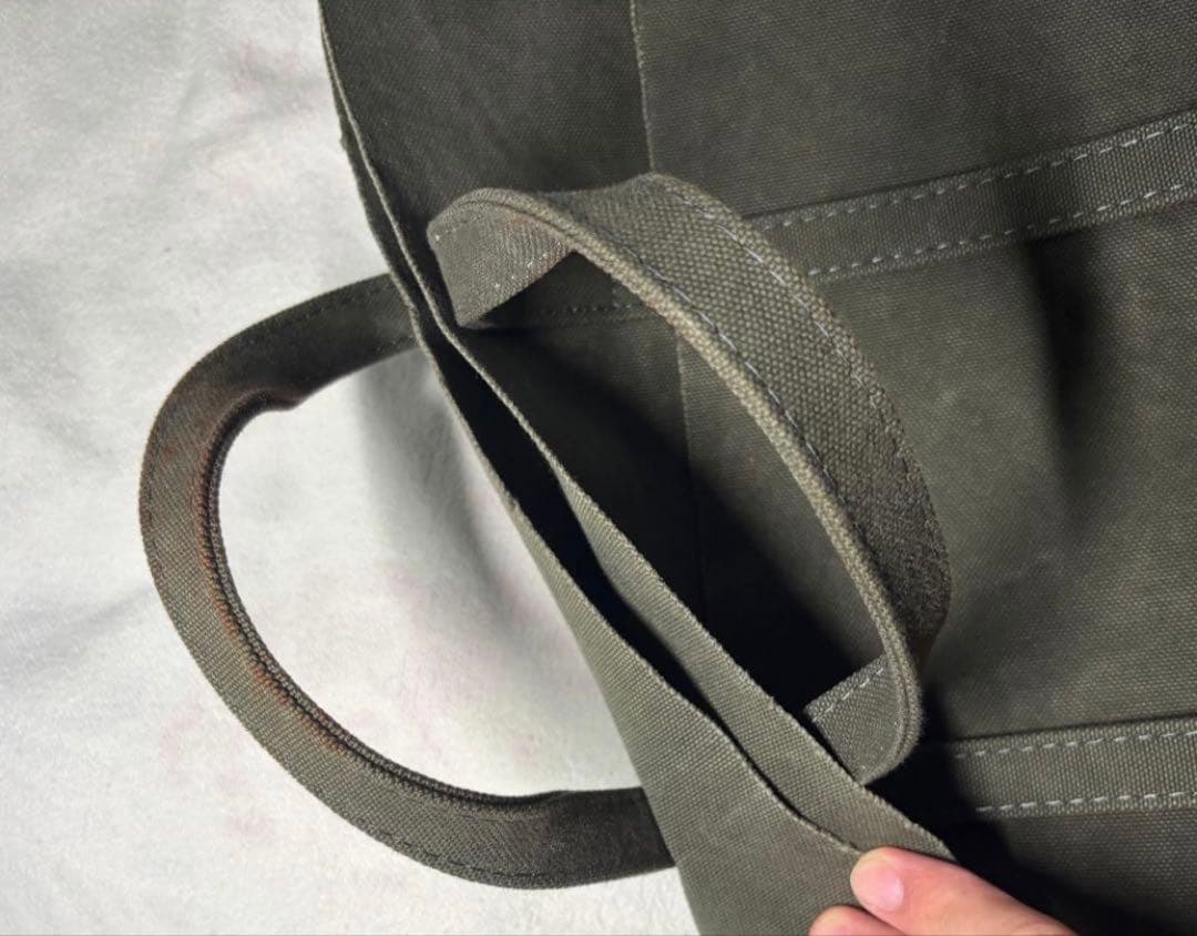 AMIACALVA 6pockets CANVAS TOTE BAG カーキ