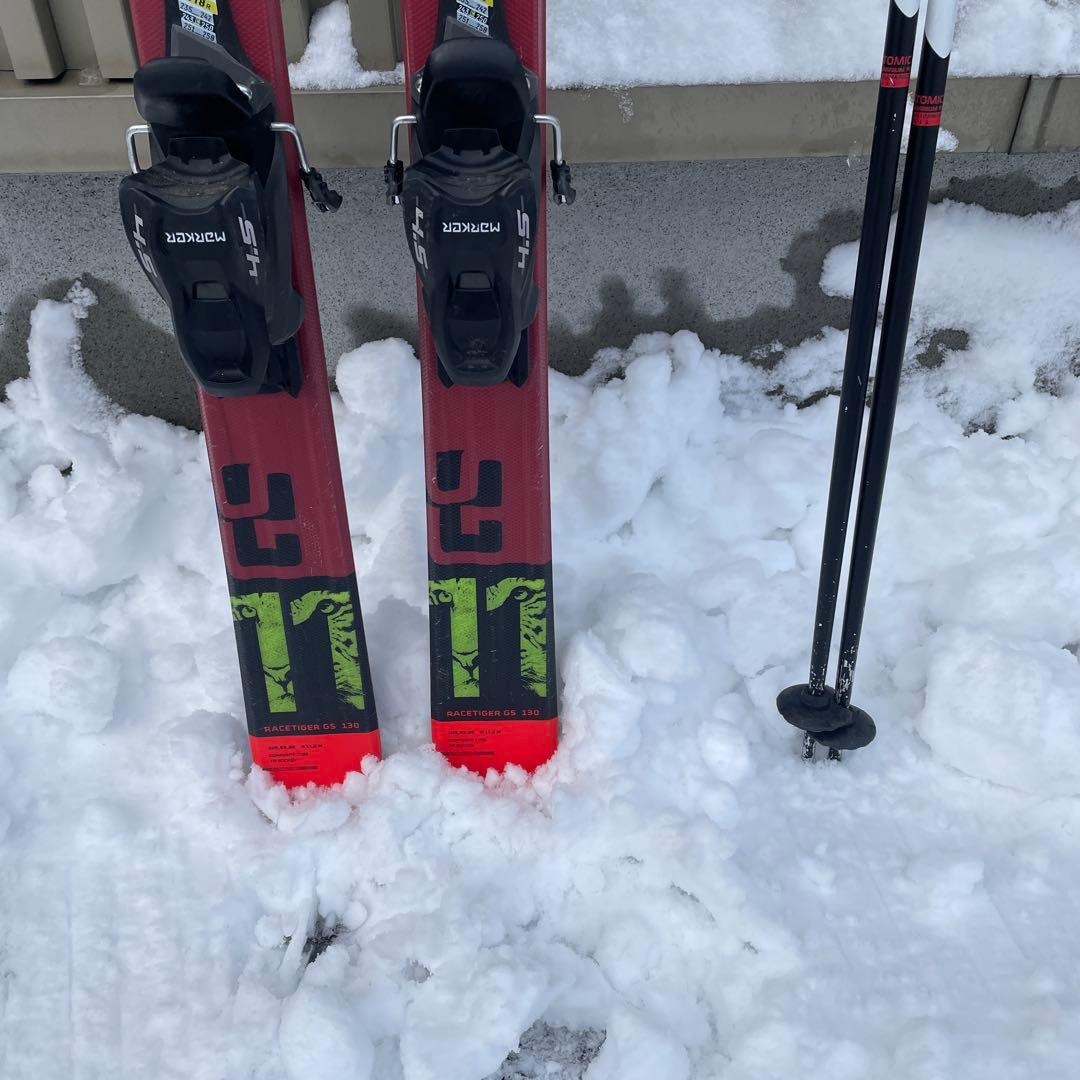 5回使用　フォルクル　Völkl Racetiger GS スキー板　130