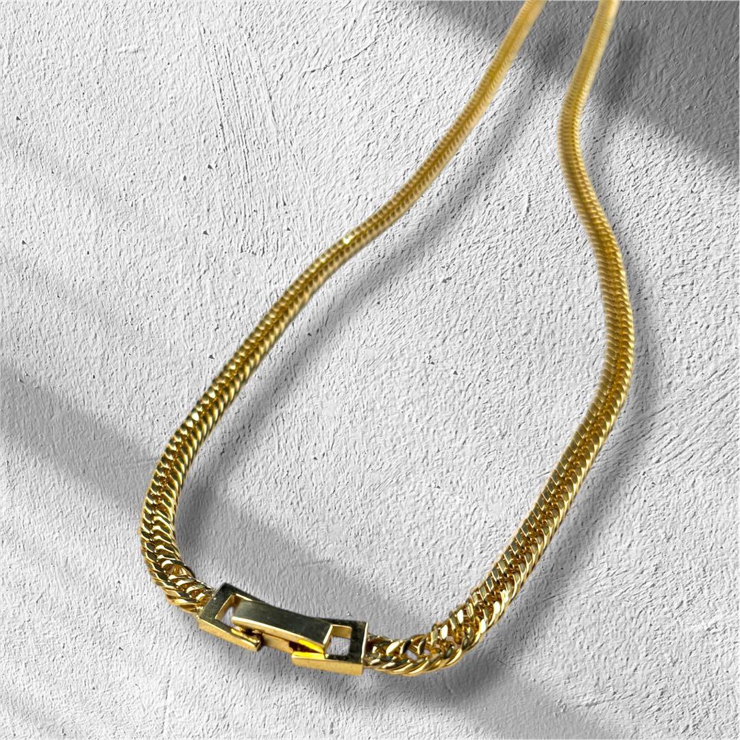 喜平 シルバー925 ゴールドGP 12面トリプルカット 50cm 日本製 新品