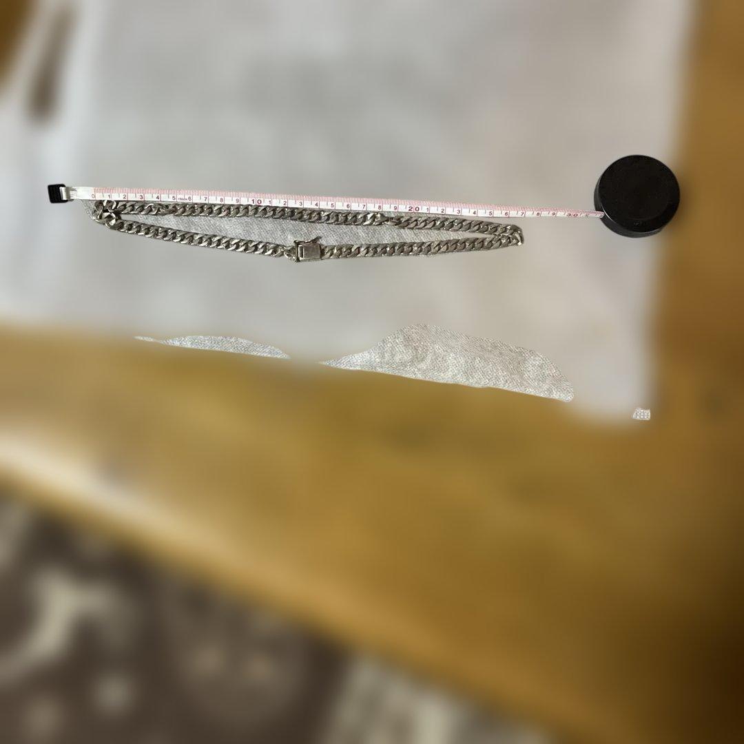 シルバー925ネックレスマイアミキューバン70g超‼️