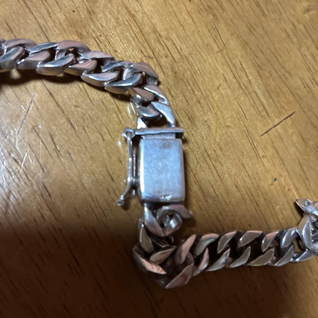 シルバー925ネックレスマイアミキューバン70g超‼️