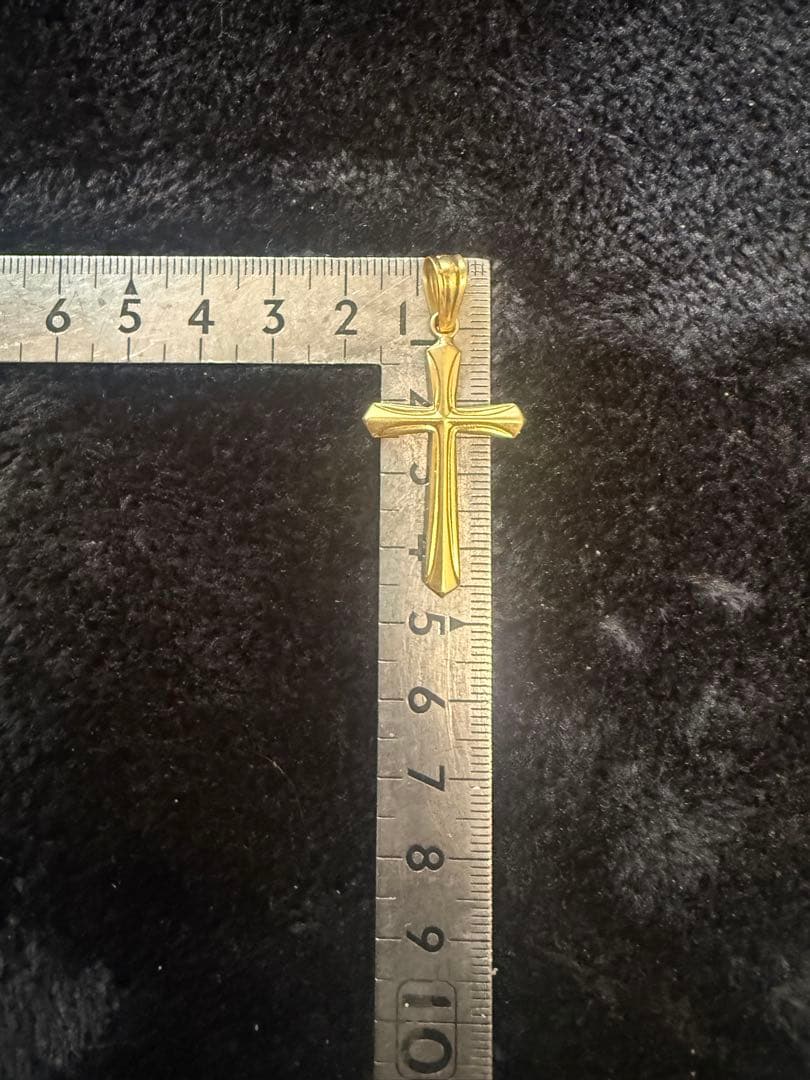 18K 約1.9g クロス　18金