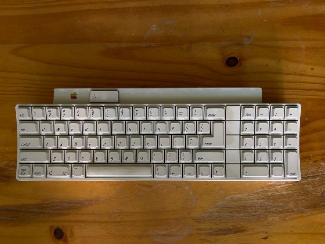 Apple desktop bus keyboard オレンジ軸 ADBケーブル