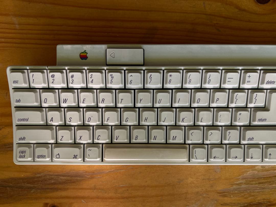 Apple desktop bus keyboard オレンジ軸 ADBケーブル