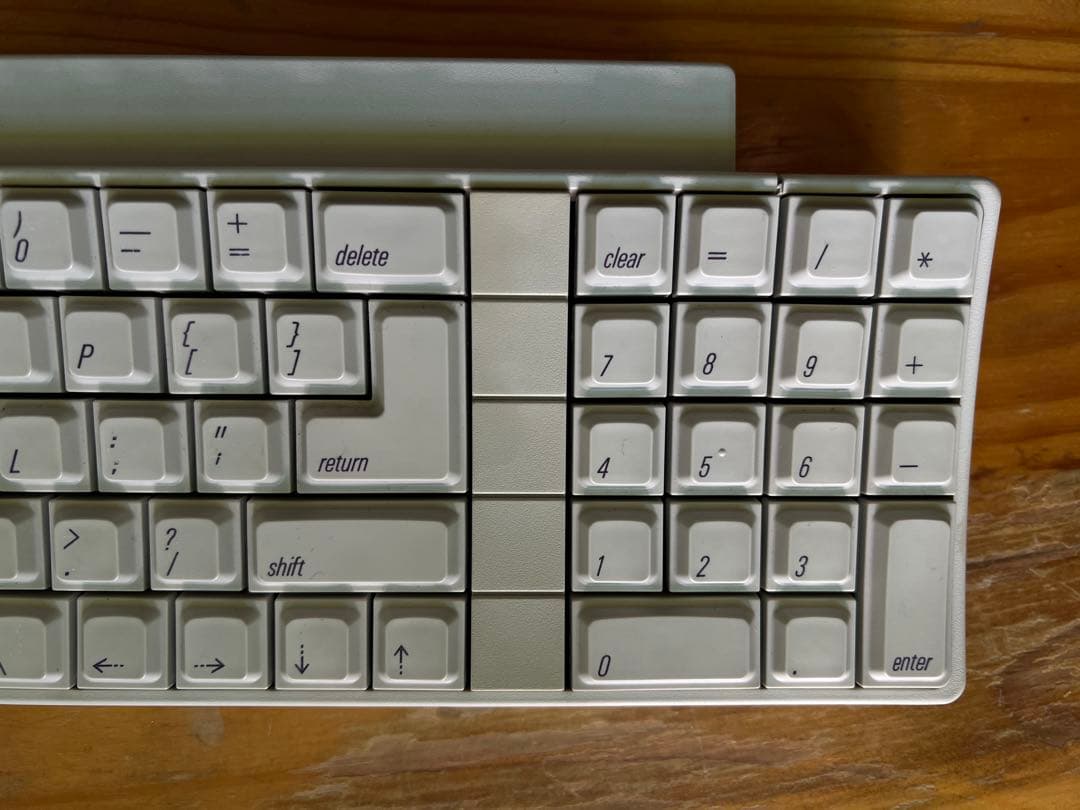 Apple desktop bus keyboard オレンジ軸 ADBケーブル
